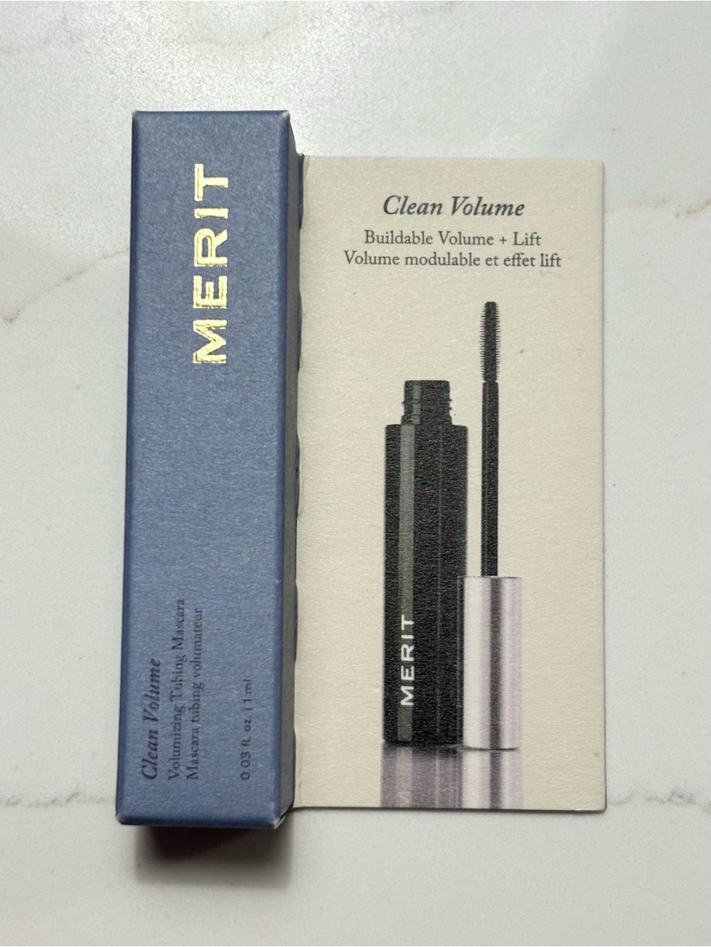 MERIT Clean Volume - Volumizing Tubing Mascara *Mini* Sealed, New in Box